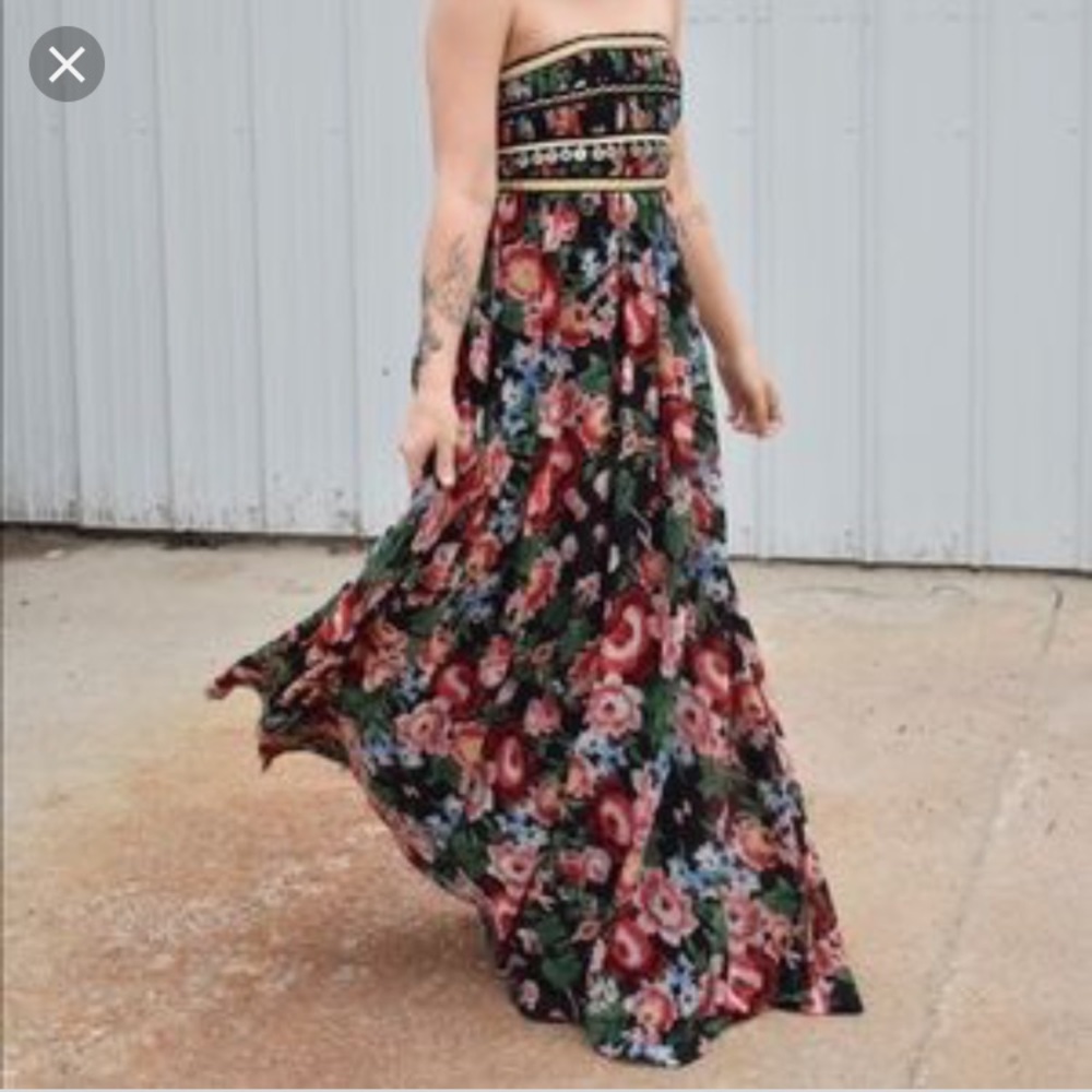 Floral Boho Maxi Dress
